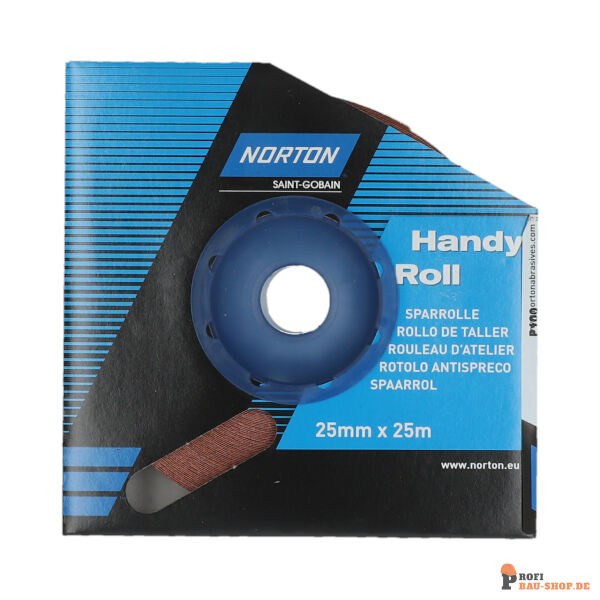 nortonschleifmittel/NORTON_schleifmittel_63642531815 Handy Rolls Norton R222 25x25m Grit 100_143890